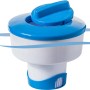 Summer Fun Chlordosierschwimmer für 200g Tabletten, blau-weißer Dosierschwimmer.