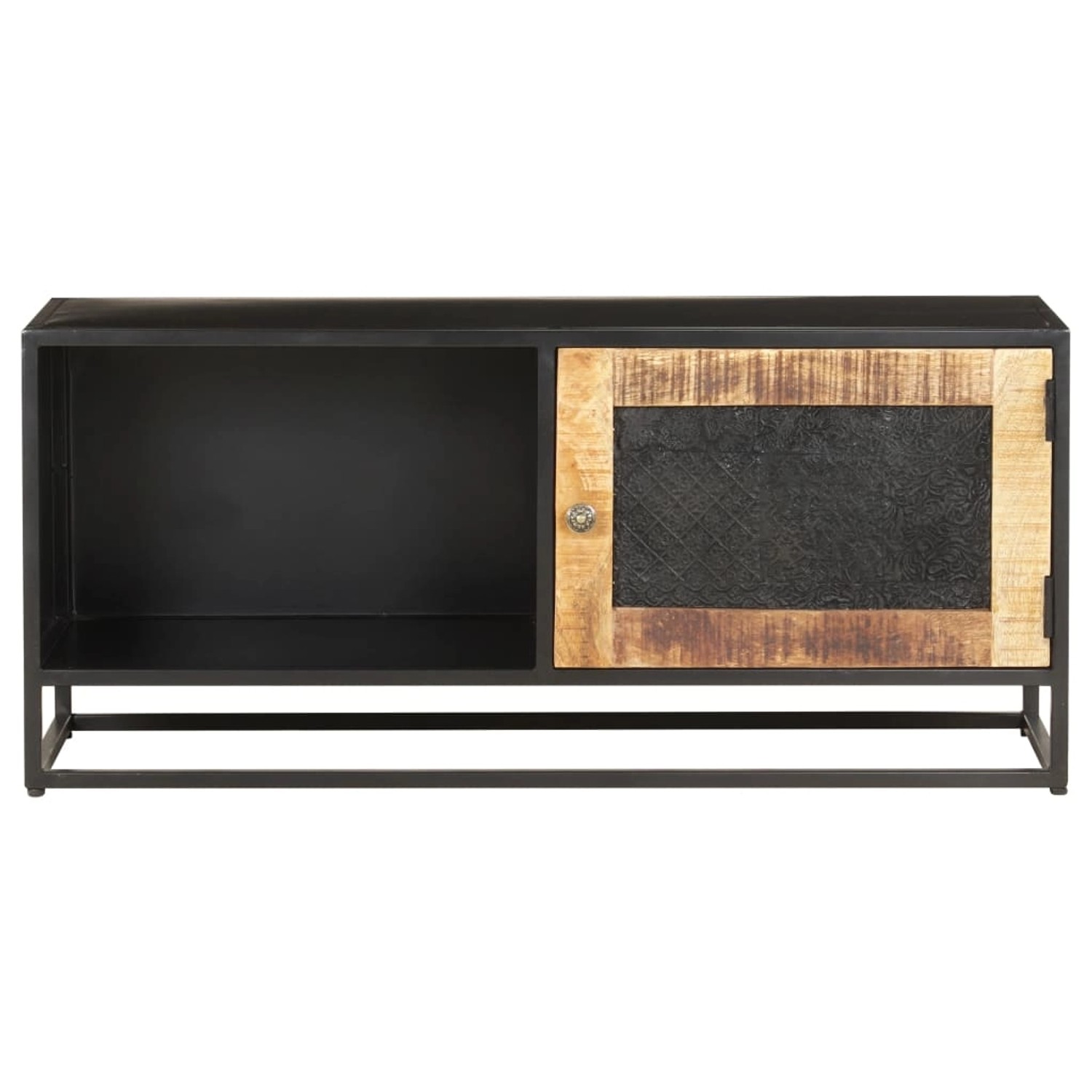 VidaXL TV-Schrank 90x30x40 cm Raues Mangoholz günstig online kaufen