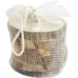 Holzplatten Natura, 6er Set, ca. Ø 10cm, für Weihnachtsdeko und Arrangements.