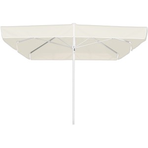 Weißer Schneider Schirme Marktschirm Quadro 300x300 mit Seilzugmechanik, Ansicht von unten.