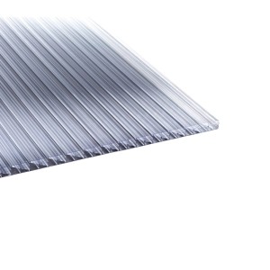 Transparente T&J Fachwerkplatte Klassik Top X, 4000x980x16mm, für Kunststoffbedachung.