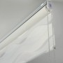 Schöner Wohnen Doppelrollo Tilda Welle, 45x150 cm, weiß. Rollo mit transparenten und blickdichten Stoffbahnen.