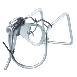 Windhager Bügel-Wühlmausfalle Bracket aus verzinktem Draht, Detailansicht.