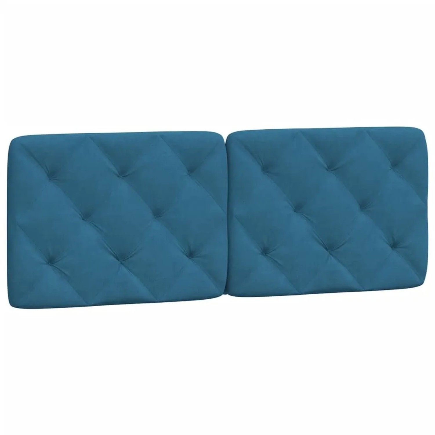 vidaXL Kopfteil-Kissen Blau 120 cm Samt 374724 günstig online kaufen