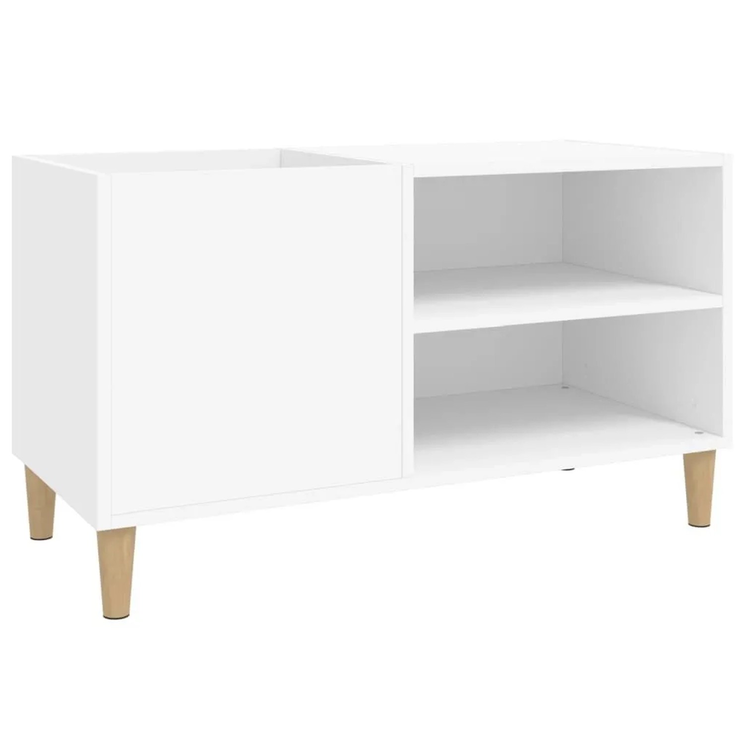 vidaXL Plattenschrank Weiß 84,5x38x48 cm Holzwerkstoff 831941