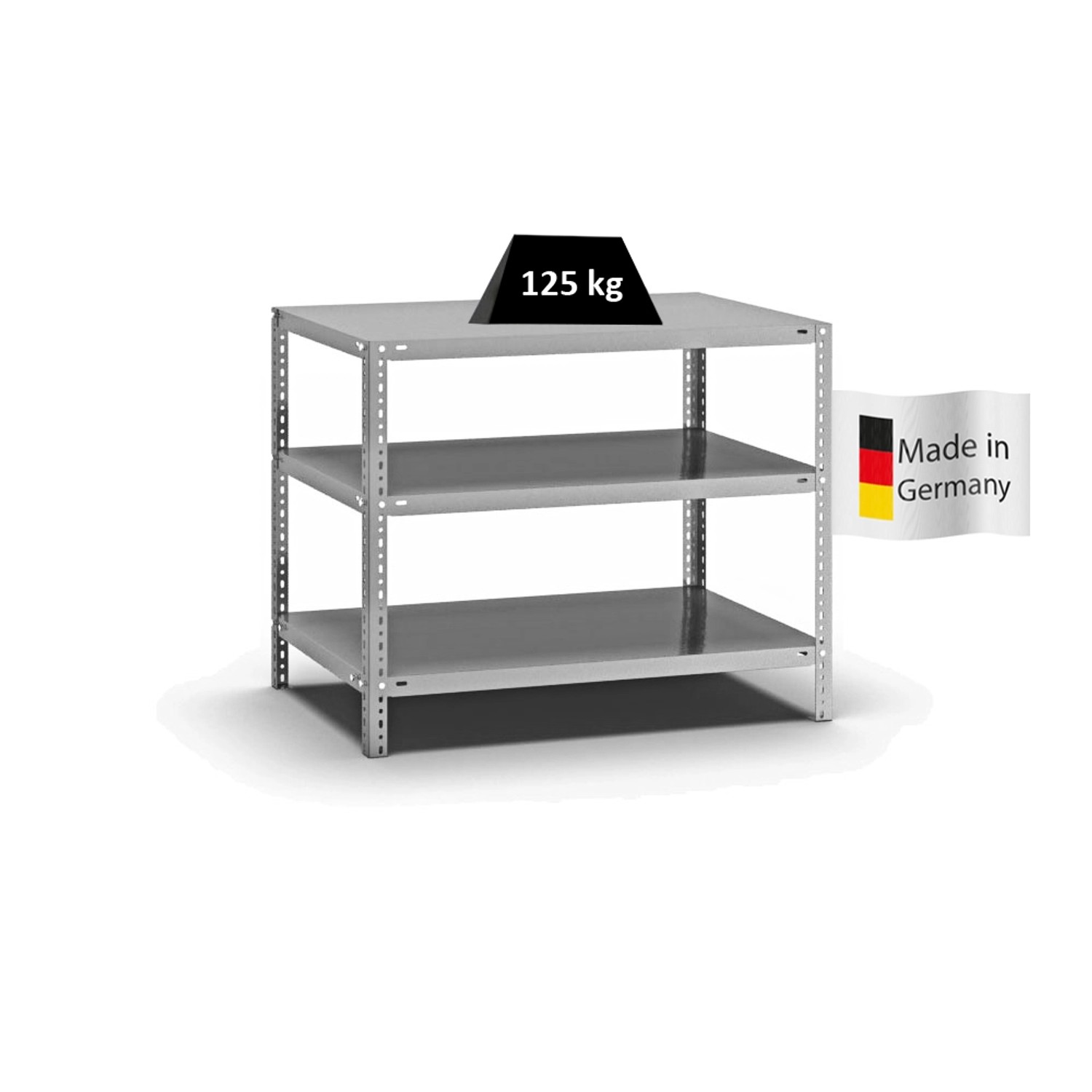 PROREGAL Fachbodenregal Schraubsystem Light-Duty Grundregal HxBxT 80 x 100 günstig online kaufen