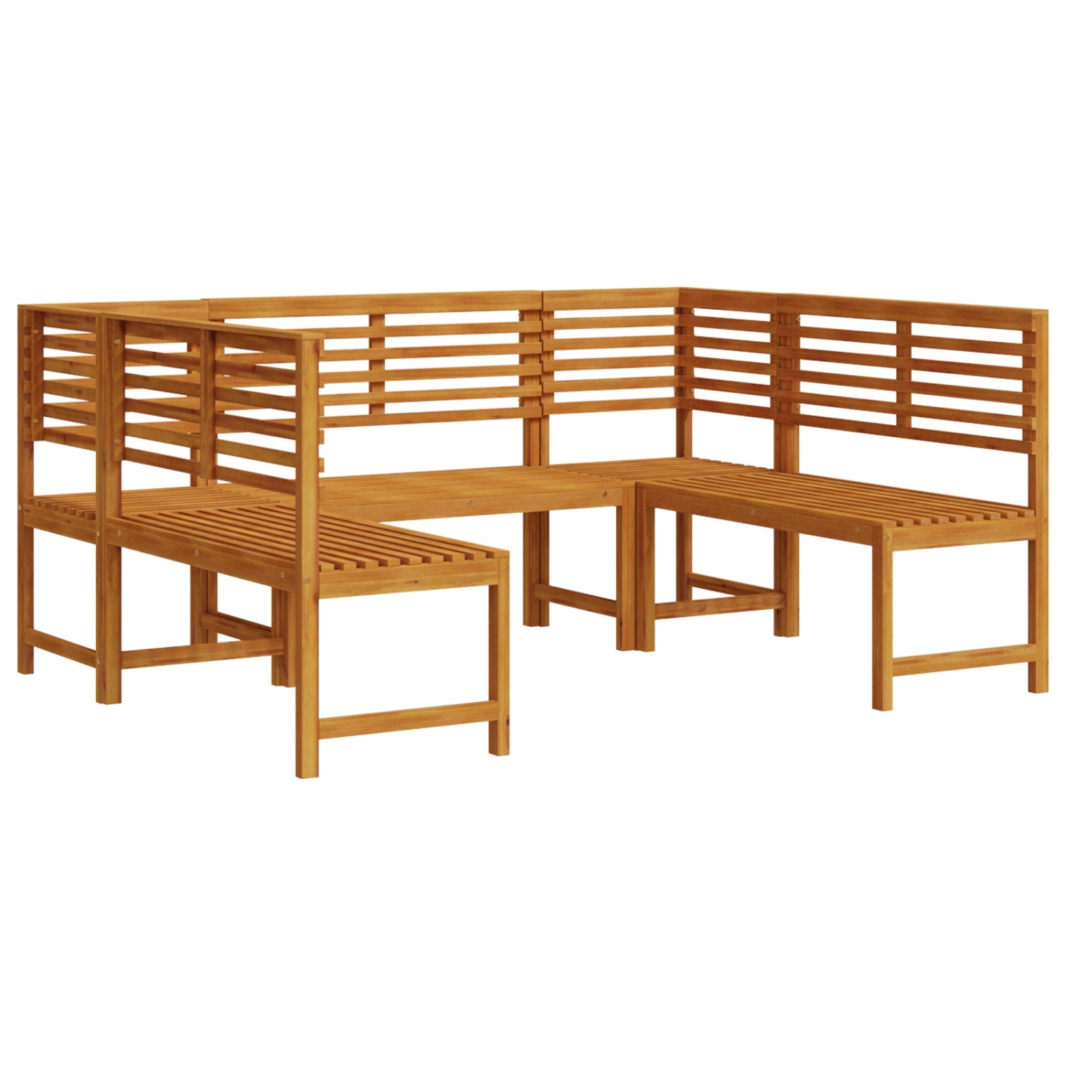 vidaXL 5-tlg Gartenbank-Set Akazienholz 3328690 günstig online kaufen