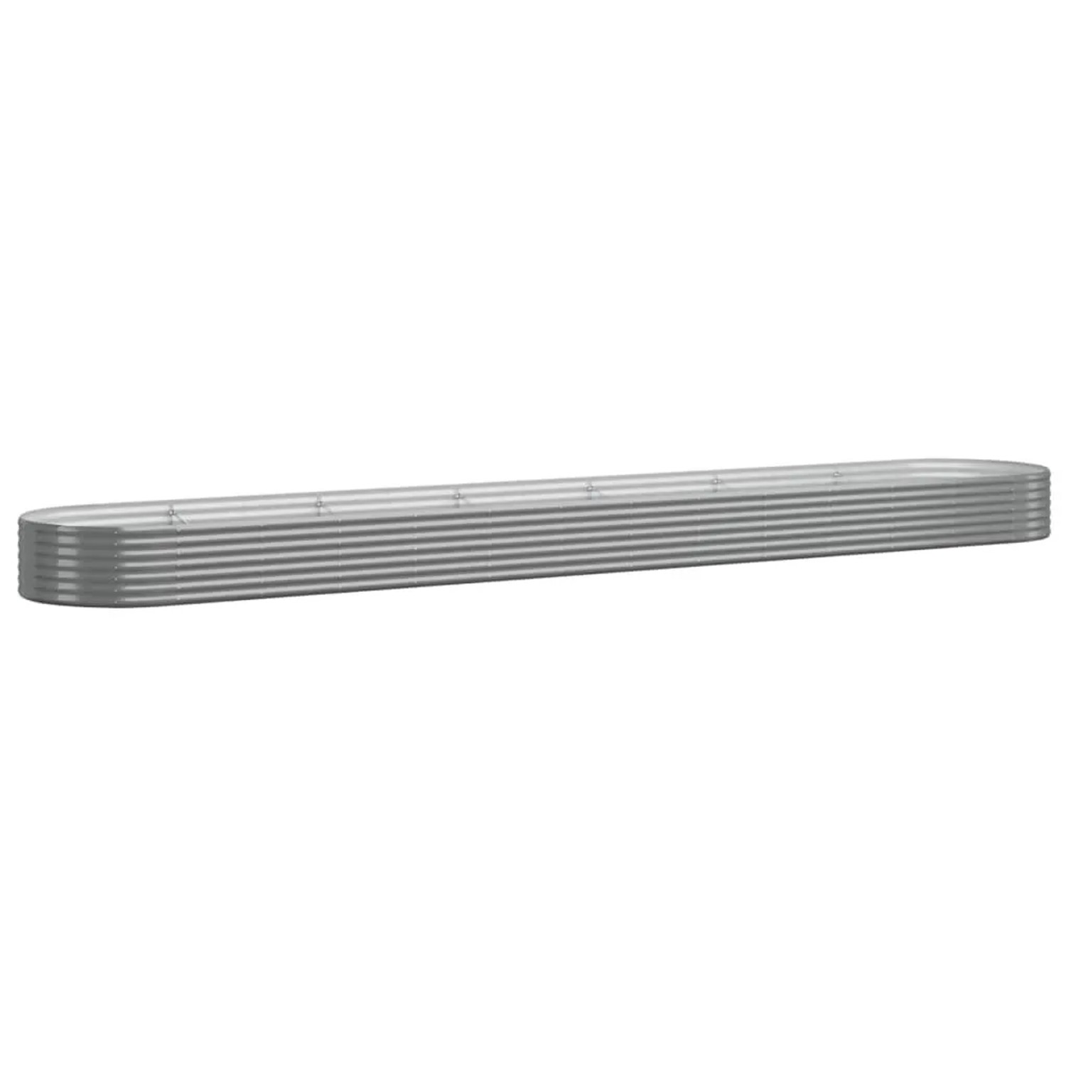Furnicato Hochbeet Verzinkter Stahl 544x100x36 Cm Grau