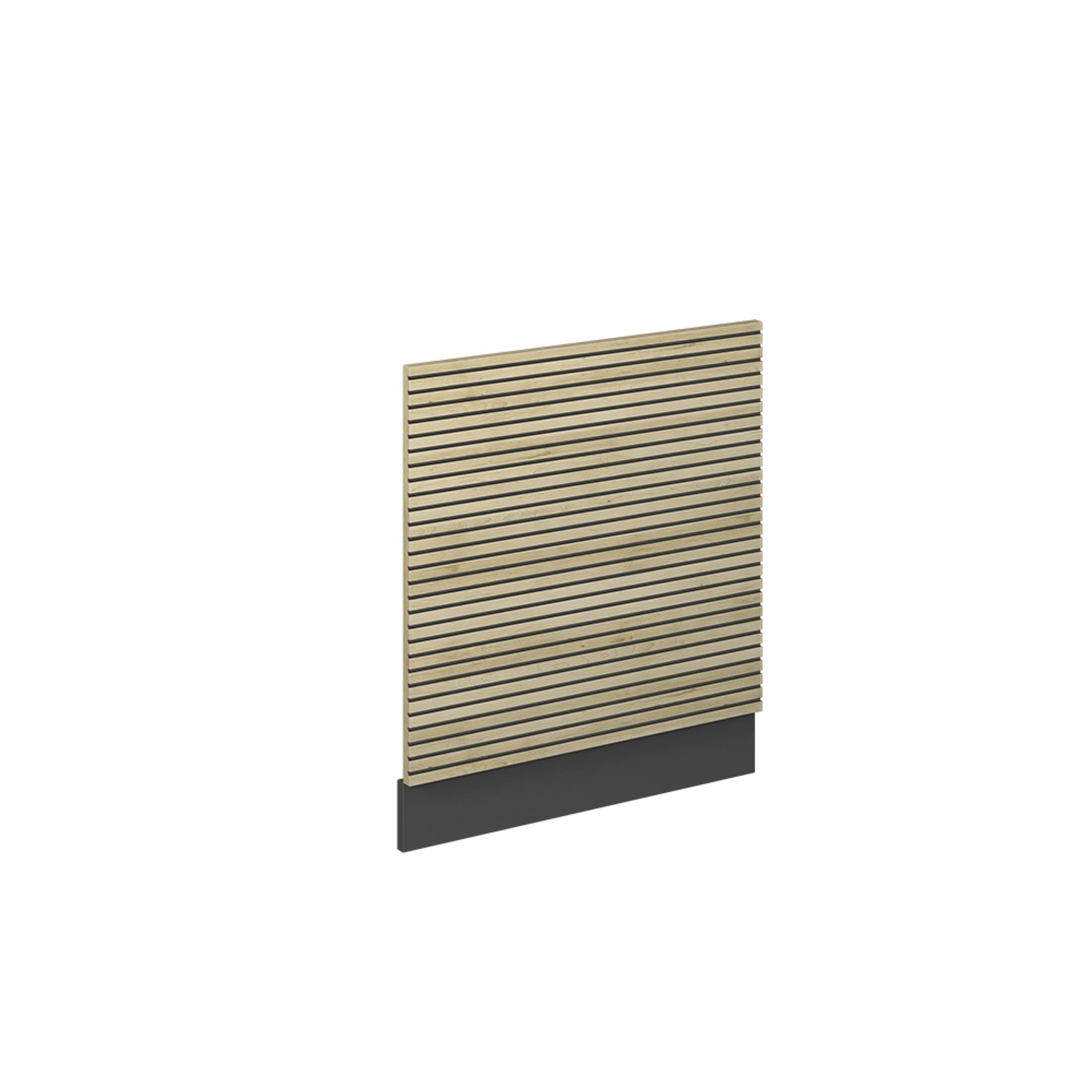 Thumbnail - Vicco Geschirrspülblende Fame-Line Eiche Paneel 60 cm mit Anthrazit Korpus