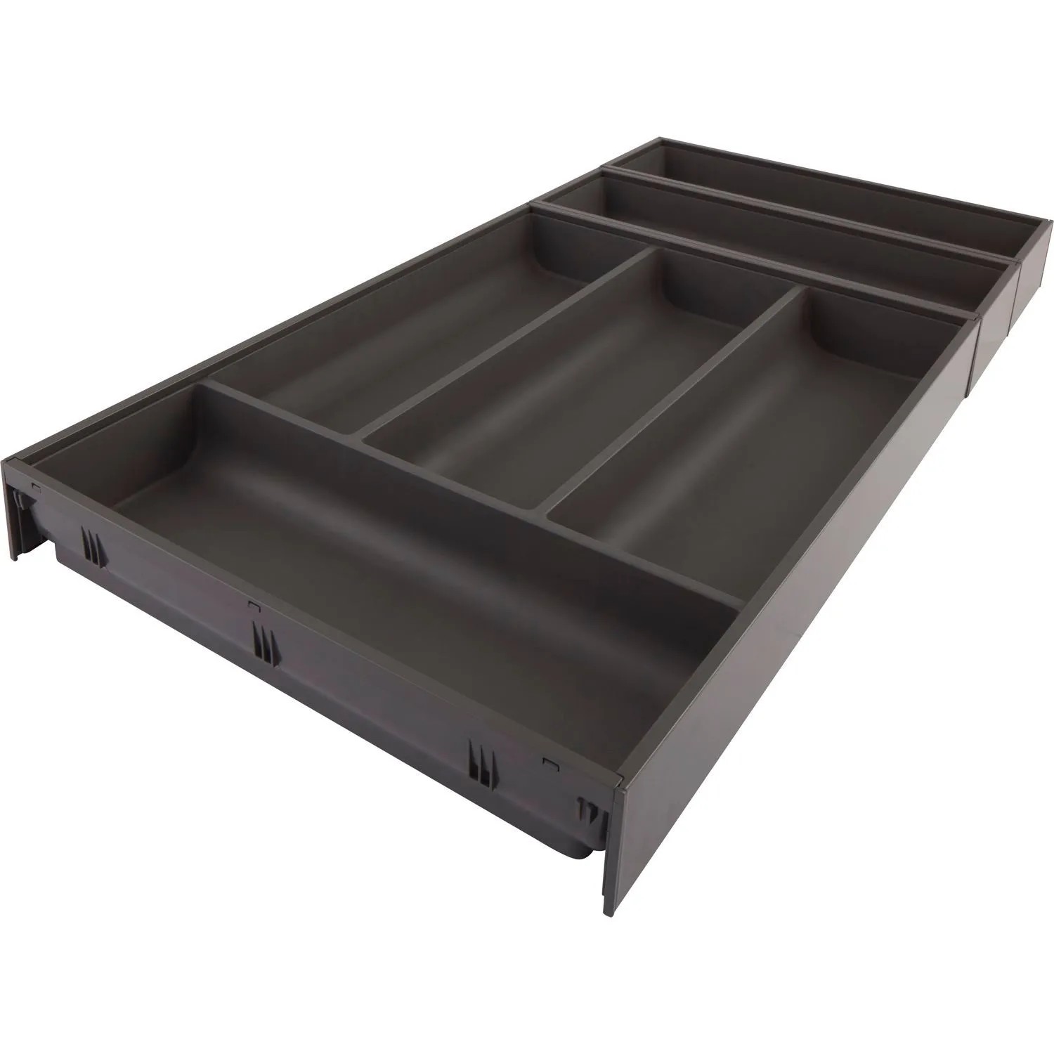 Blum Besteckkasten Ambia-Line 624x300x50 mm Besteckeinsatz Stahl Oriongrau Matt