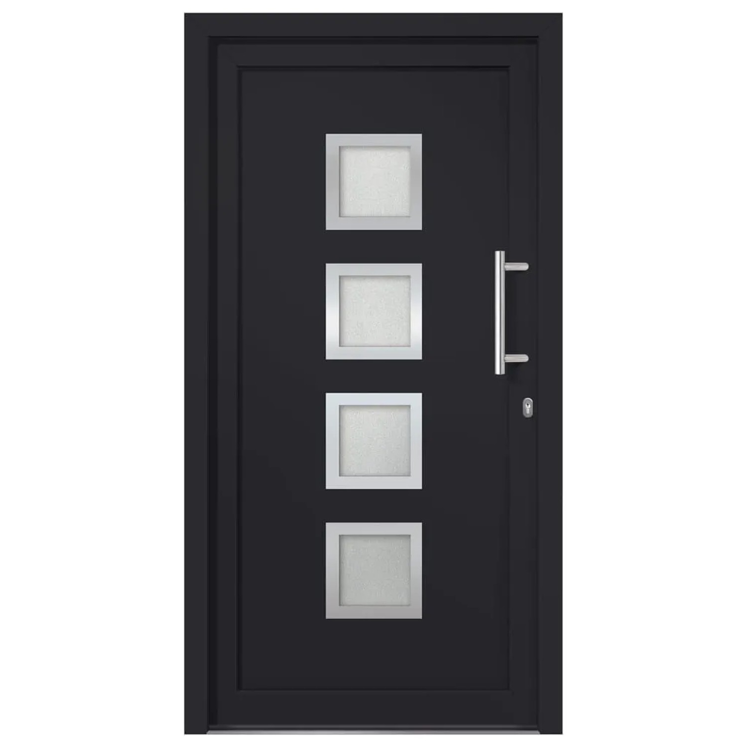 vidaXL Haustür Anthrazit 88x200 cm 279193