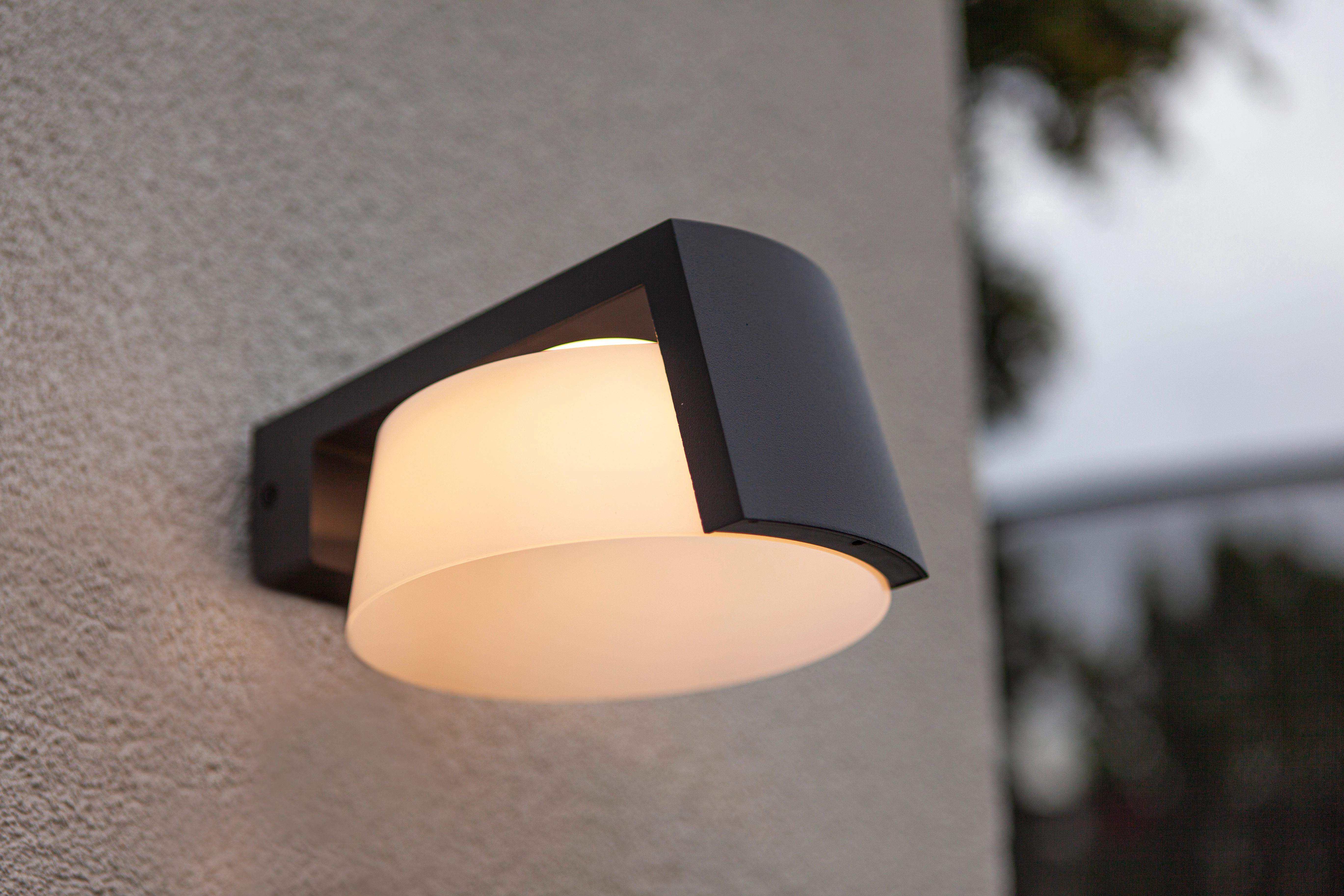 LED-Außenleuchte Anthrazit kaufen 16 x 1-flammig cm OBI Moon Lutec cm x bei cm 21,7 9,6