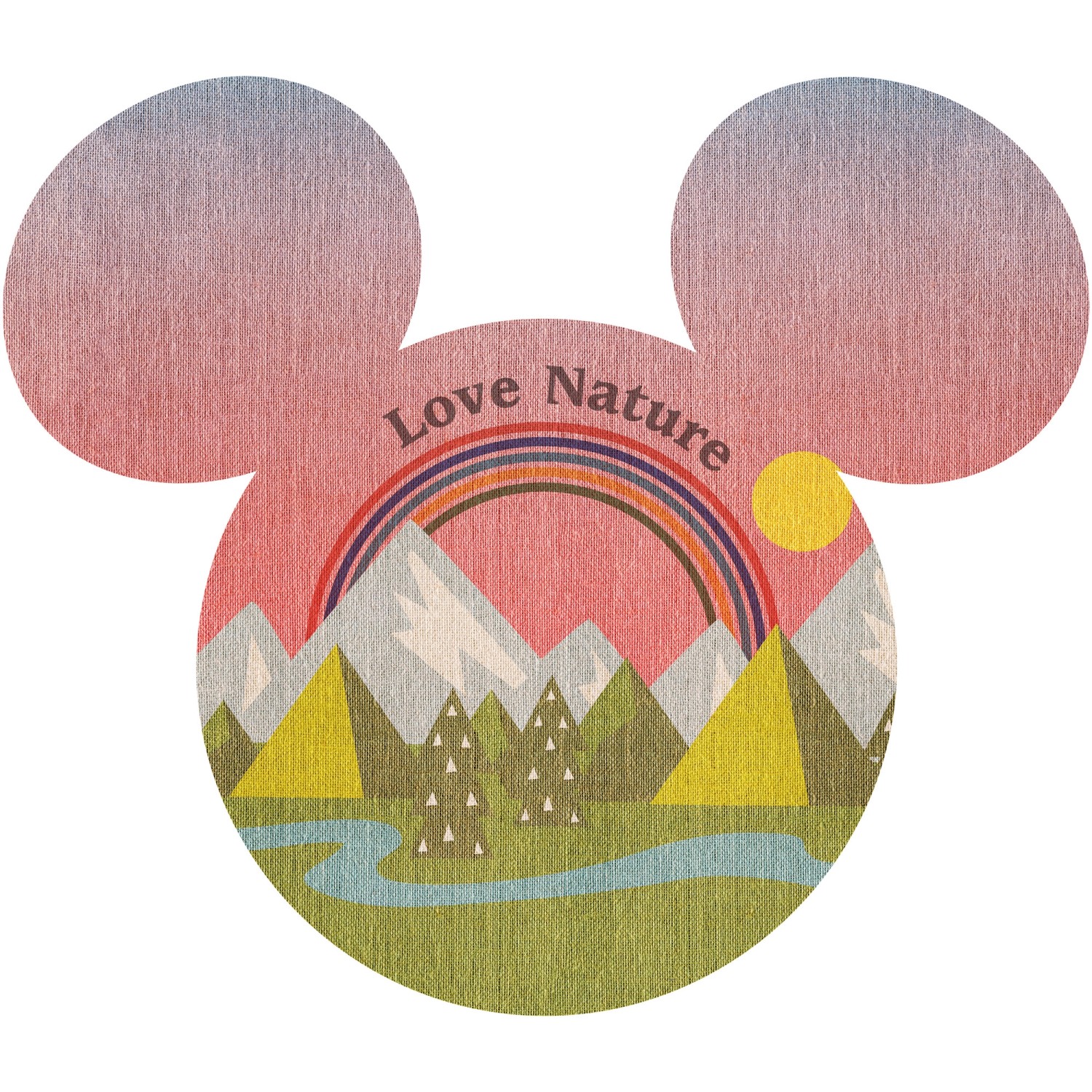 Komar Wandtattoo Mickey Head Summer Hike  Mickey Head Summer Hike B/L: ca. günstig online kaufen