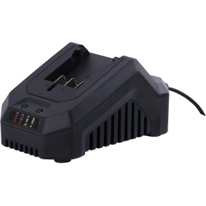 Texas Ladegerät 20 V Fastcharge für Rasenmäher-Akkus.
