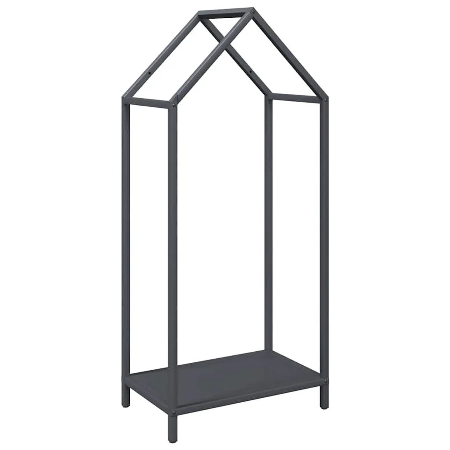 vidaXL Brennholzregal Anthrazit 40x25x90 cm Kaltgewalzter Stahl 864297