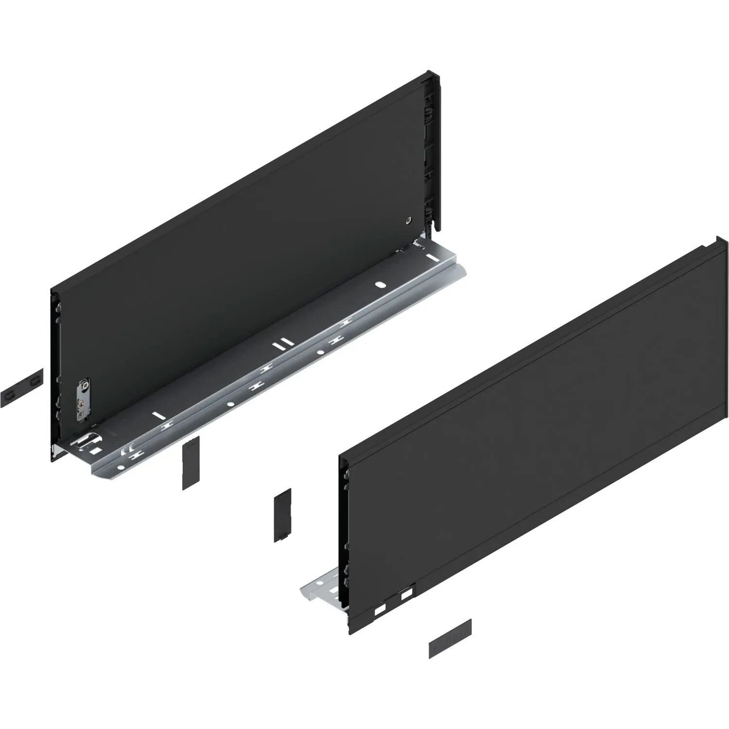 Blum Zarge Legrabox Pure Höhe C Nennlänge 450 mm Carbonschwarz Matt