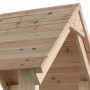 Detailansicht des Holz-Dachs vom Swing King Spielturm Noa.