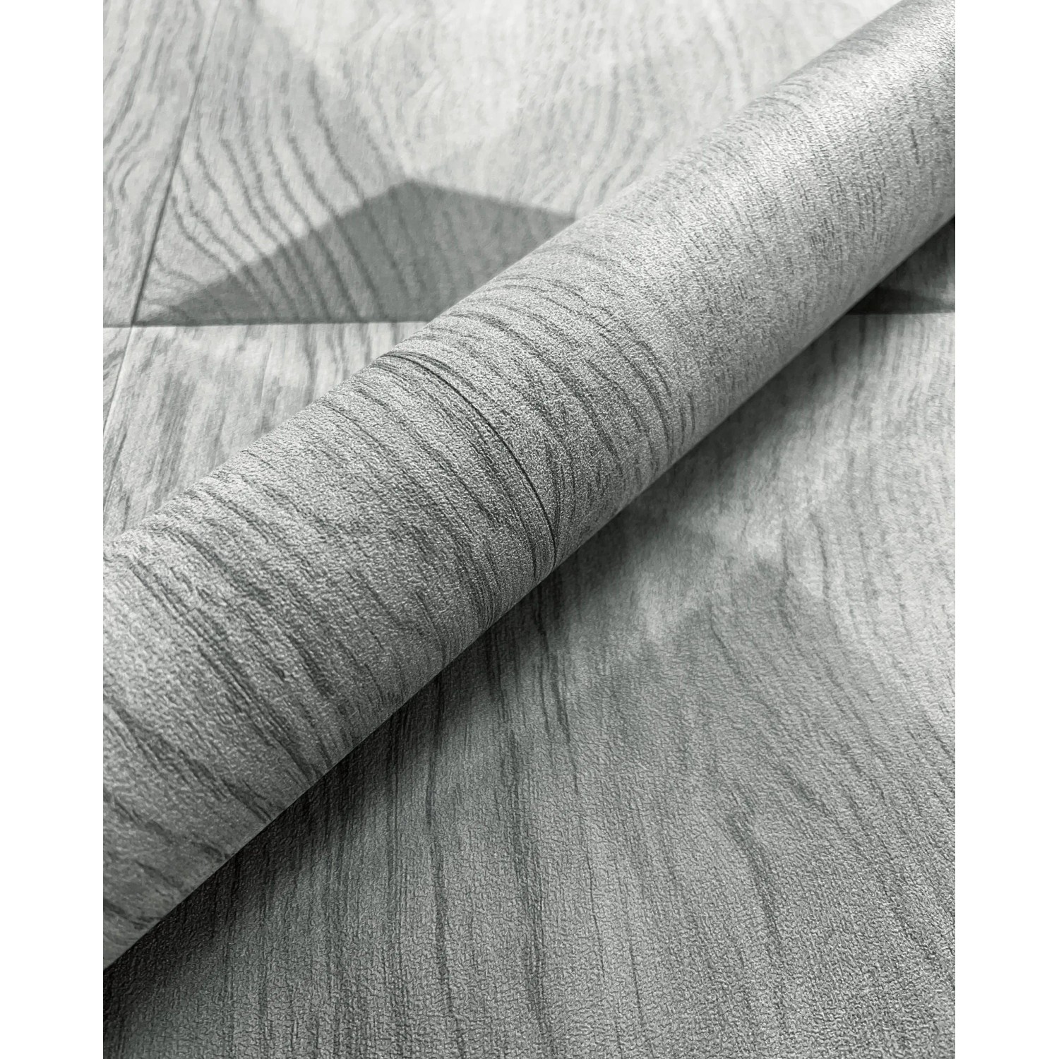 Newroom Vliestapete Sarraf Grey Holz Modern FSC® günstig online kaufen