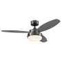 WESTINGHOUSE Deckenventilator Alloy 107 cm mit LED Beleuchtung und Zugketten