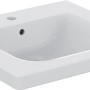 Weißer Ideal Standard Waschtisch Connect Freedom, 60x55 cm, mit Hahnloch und Überlauf.