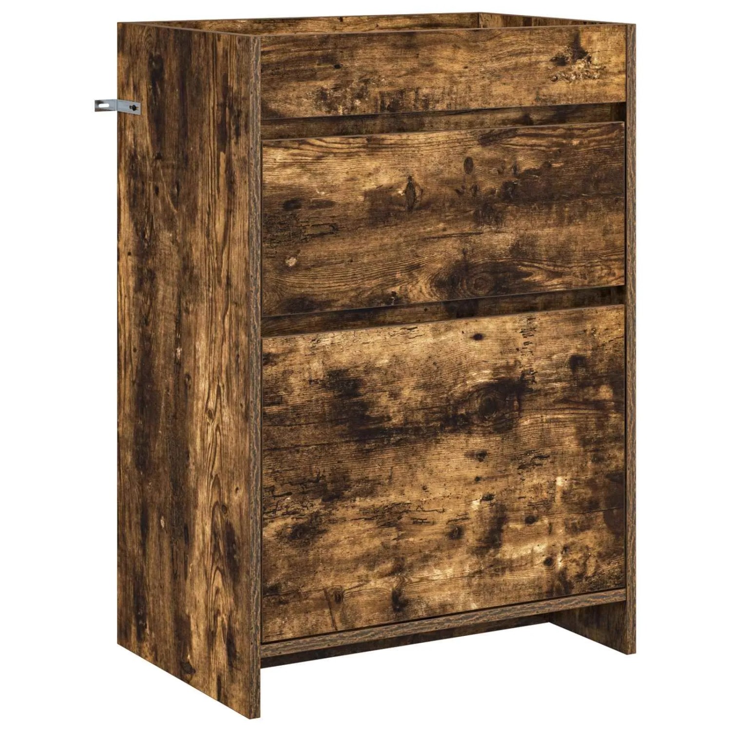 vidaXL Badunterschrank Geräucherte Eiche 56 x 37,5 x 81 cm 890732