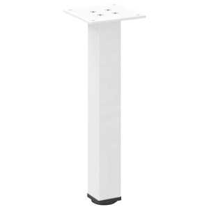 vidaXL Couchtischbeine 4 Stk Weiß 42-44 cm Stahl 4012453