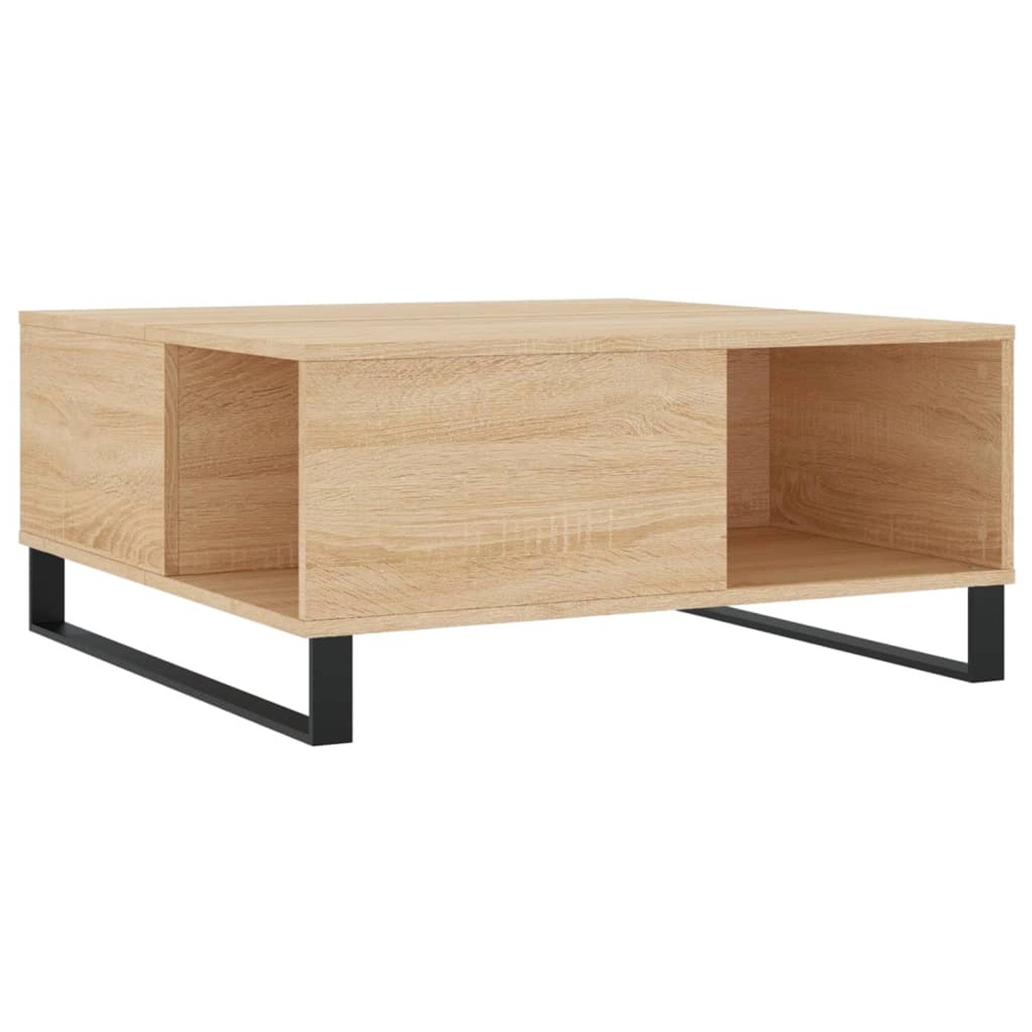 vidaXL Couchtisch Sonoma-Eiche 80x80x36,5 cm Holzwerkstoff 830791 günstig online kaufen
