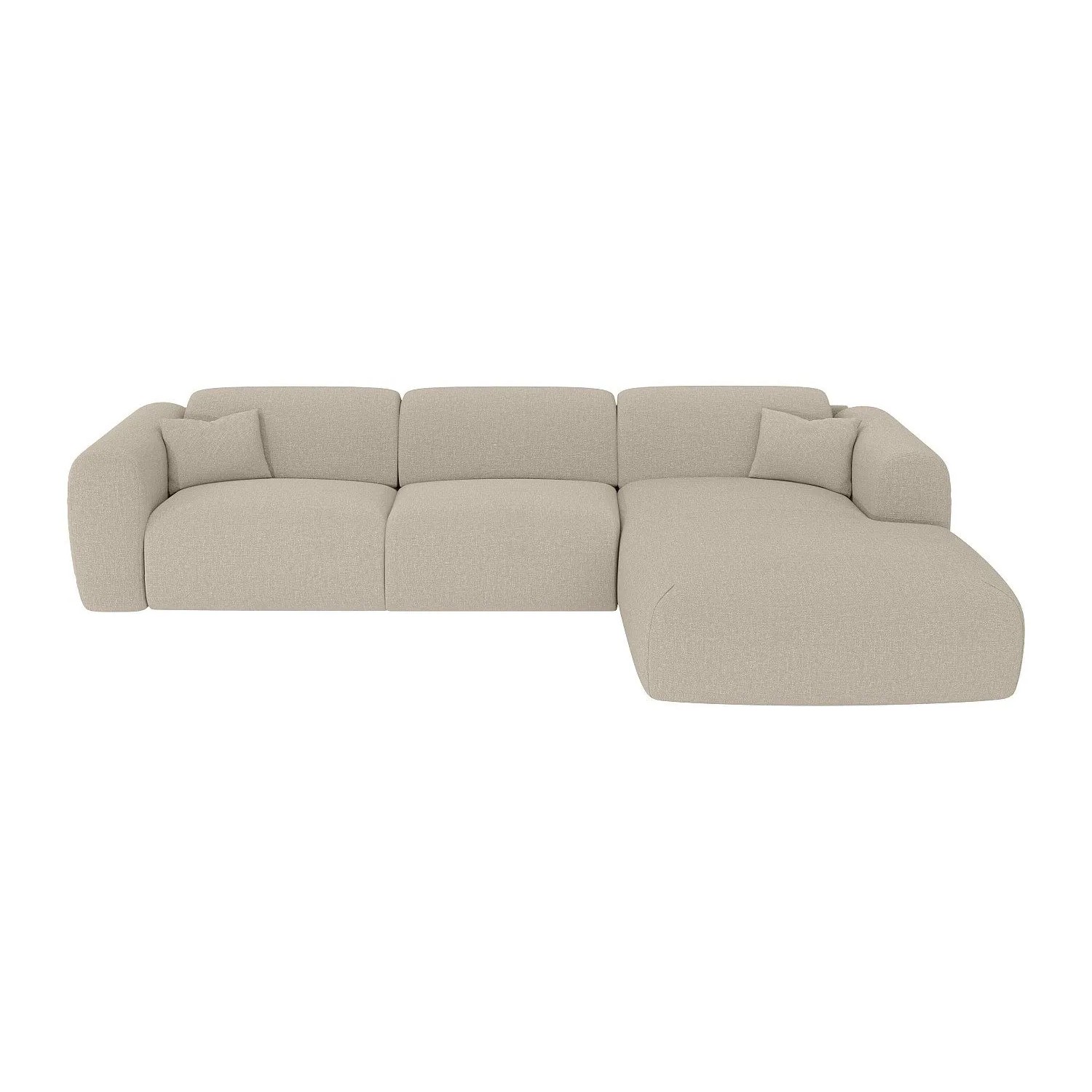 Vente-unique Schlafsofa Pogni Beige 299 cm