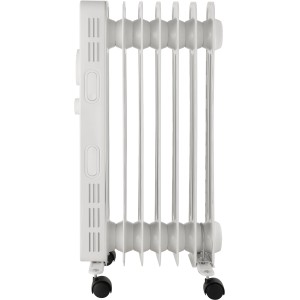 Midea Ölradiator NY1507-20M, ein elektrisches Heizgerät mit 7 Heizrippen und Rollen.