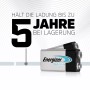Energizer Max Plus 9V E-Block Batterie, Alkali-Batterie für langlebige Power, 1 Stück.