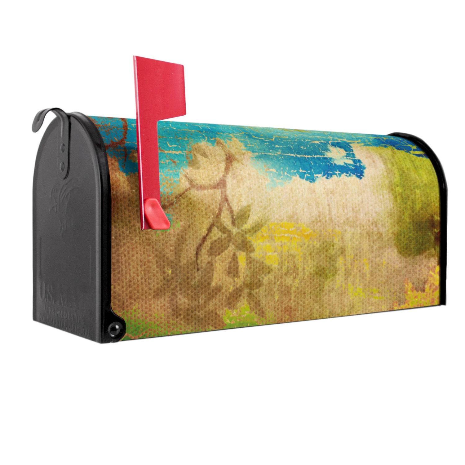 Banjado Amerikanischer Briefkasten Schwarz 48x22x16cm US Mailbox Letterbox günstig online kaufen