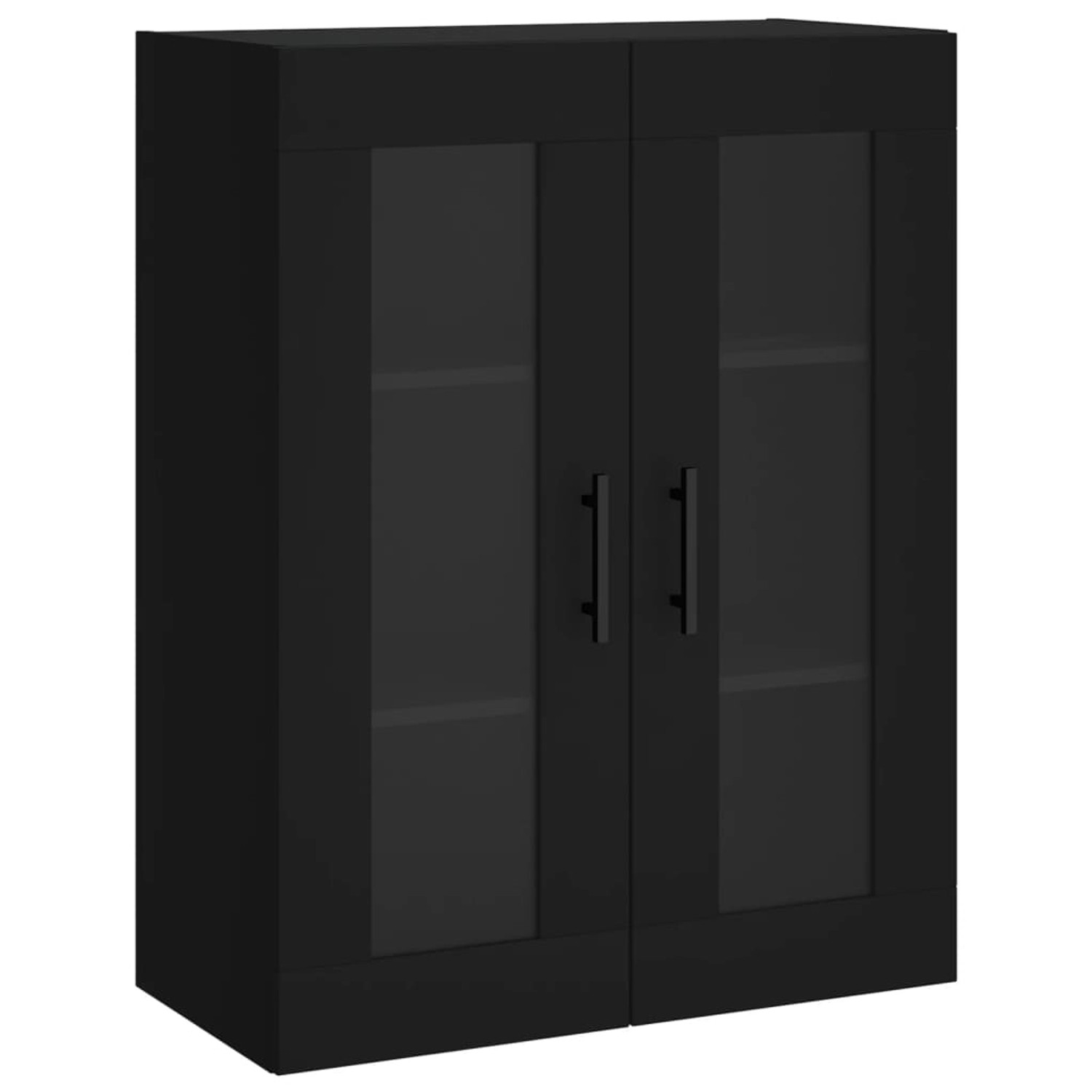 vidaXL Wandschrank Schwarz 69,5x34x90 cm 828501 günstig online kaufen