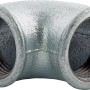 Winkelverbinder 30,3 mm, 90 Grad, aus Temperguss, für Wasserinstallationen.