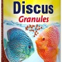Tetra Discus Granulat 250ml: Fischfutter für Diskusfische, mit zwei Diskusfischen auf der Packung.