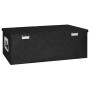 DELUKE Aluminiumbox Mit Deckel Abschließbar Alubox Deichselbox Alu Anhängerbox Werkzeugkiste Transportbox Metallkiste 80x39x30cm Schwarz_5