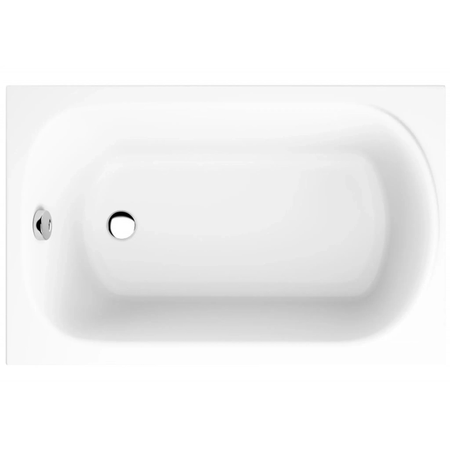 Bad Land Badewanne Rechteck MINI 110x70 Mit AcrylSchürze Ablauf Füße