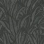 Guido Maria Kretschmer Vliestapete Sansibar, schwarze Blätterstruktur für ein elegantes Wanddesign.