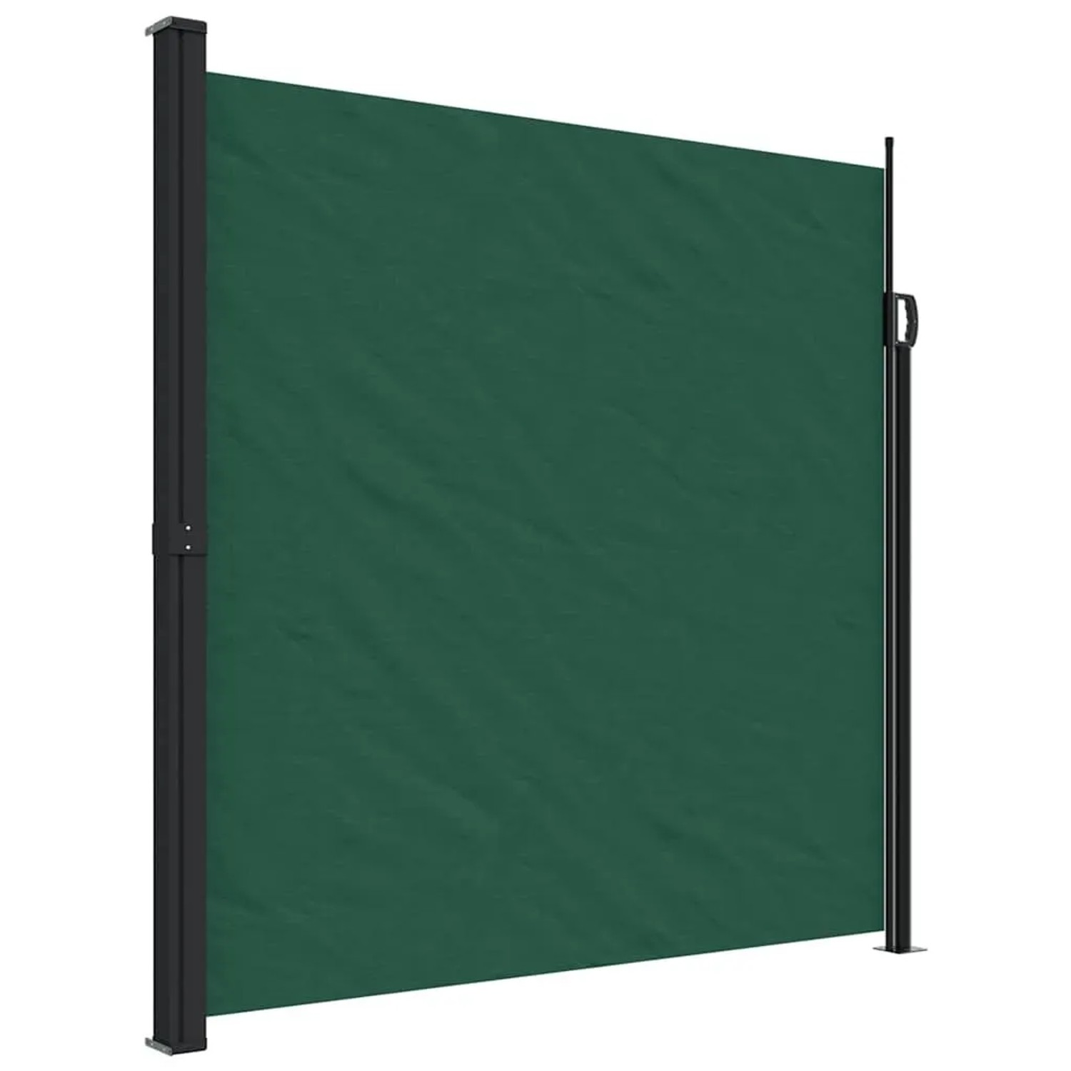 vidaXL Seitenmarkise Ausziehbar Dunkelgrün 200x300 cm 4004365