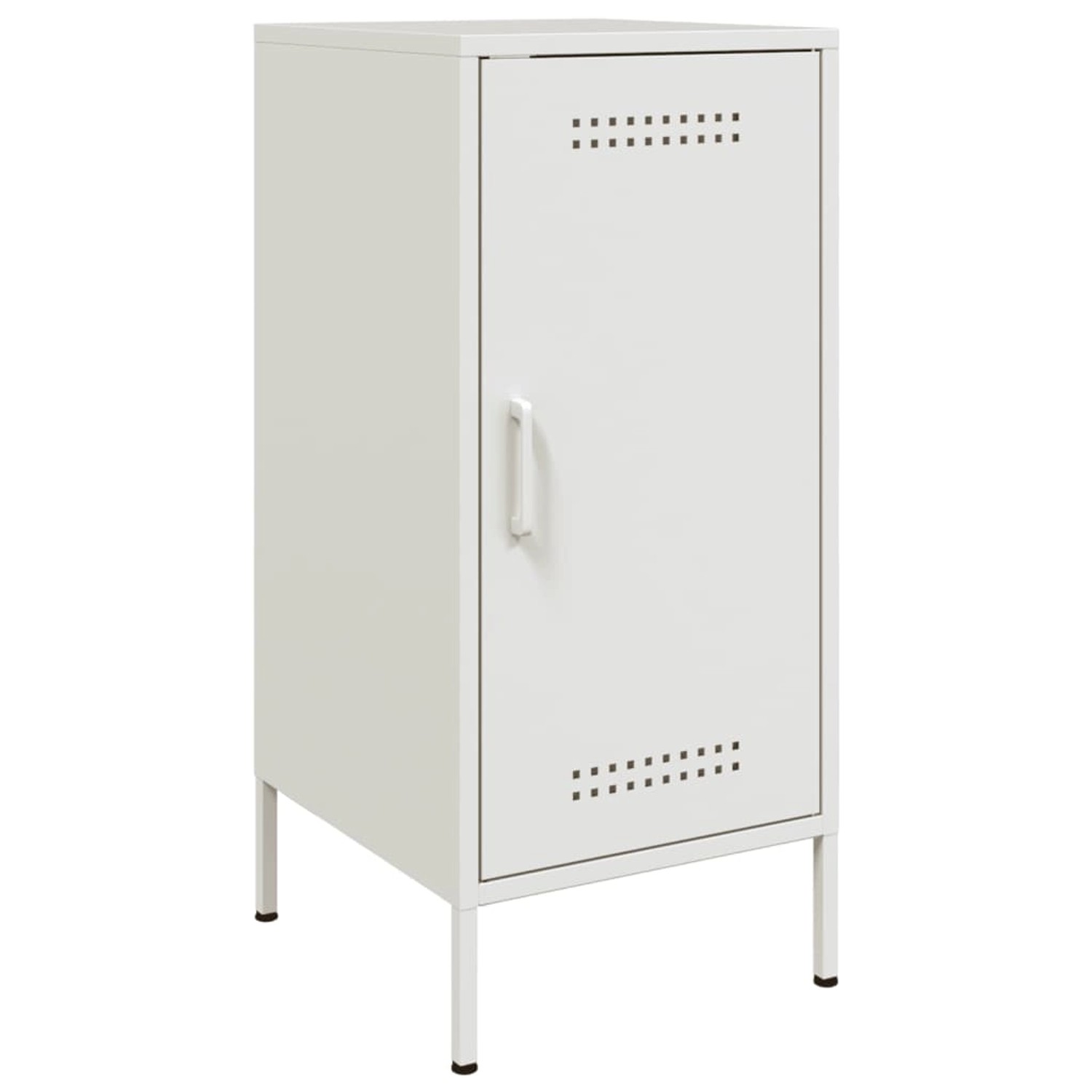 vidaXL Sideboard Weiß 36x39x79 cm Stahl 843022 günstig online kaufen