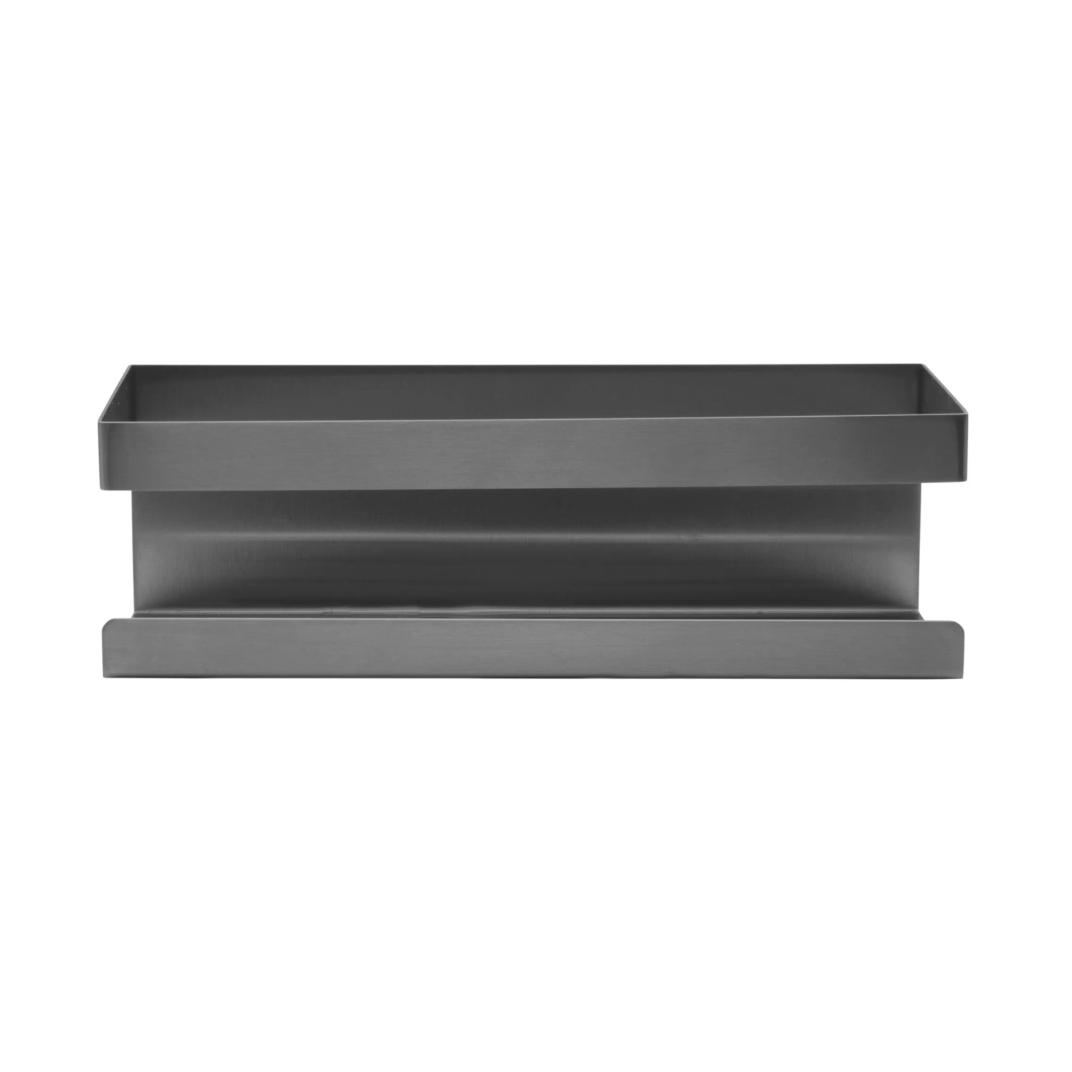 Schöner Wohnen Wandablage Meleto in Gun-Metal Grey aus Edelstahl.