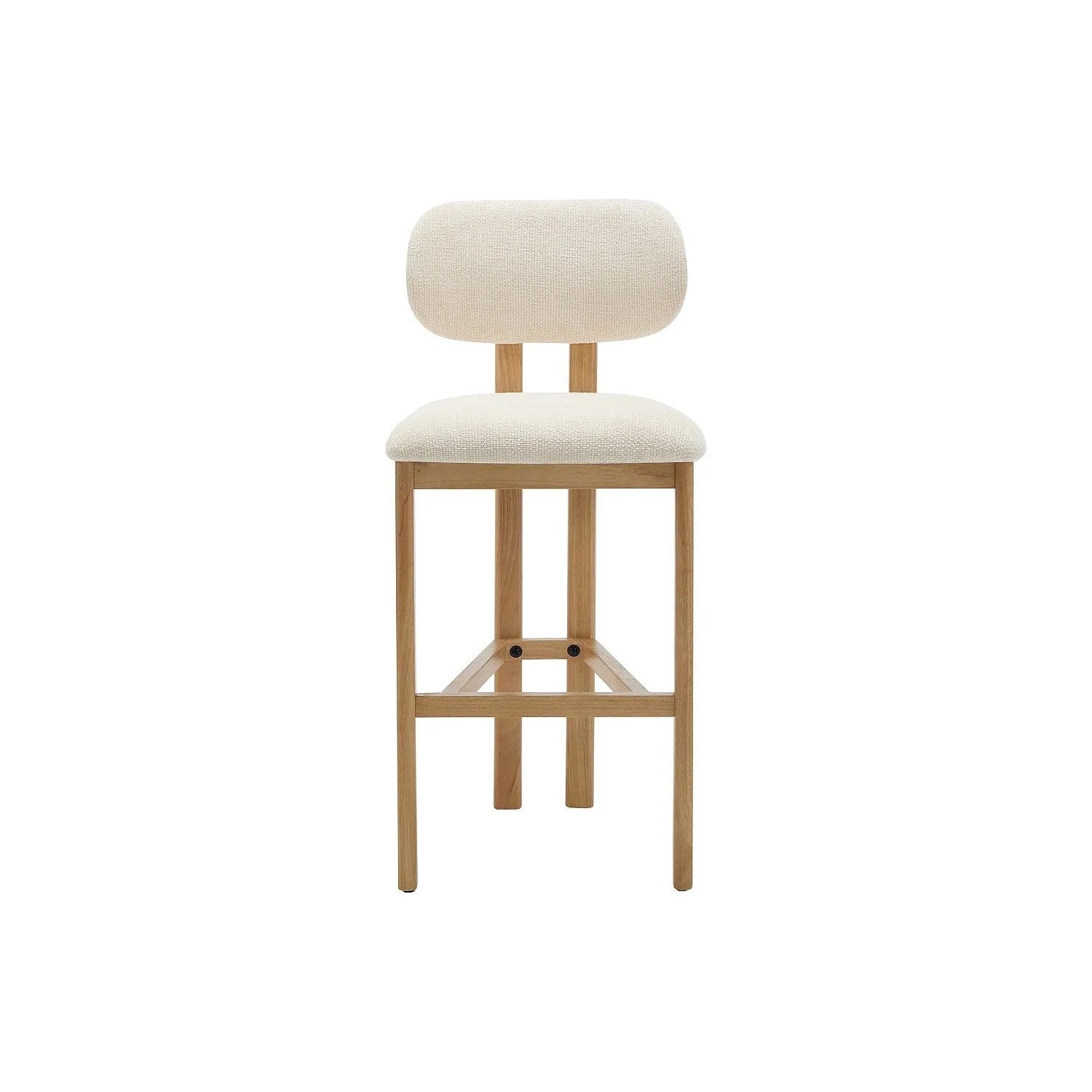 Vente-unique Barhocker Yelaz Cremefarben 49 cm
