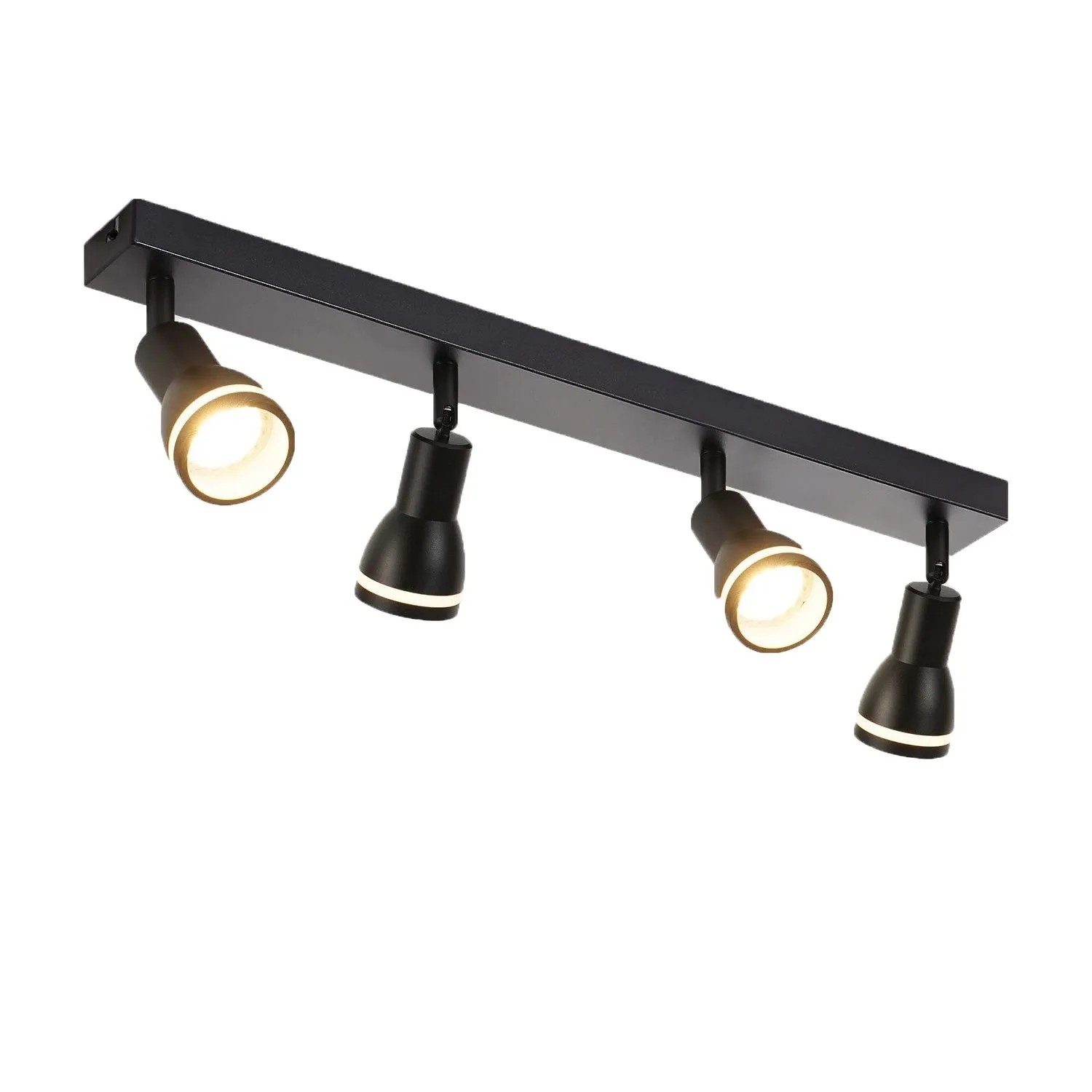NETTLIFE Deckenstrahler aus Metal L55Schwarz