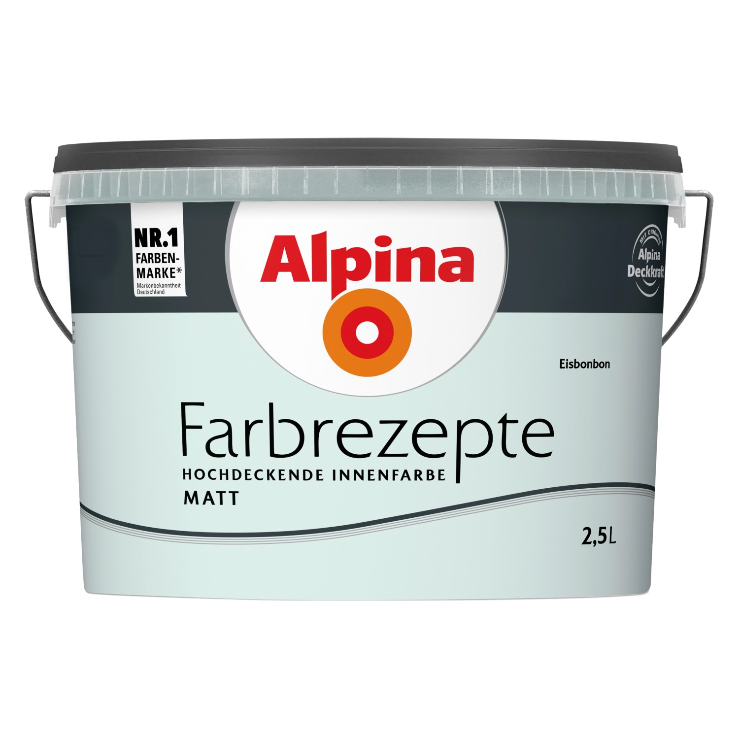 Alpina Farbrezepte Eisbonbon matt 2,5 Liter