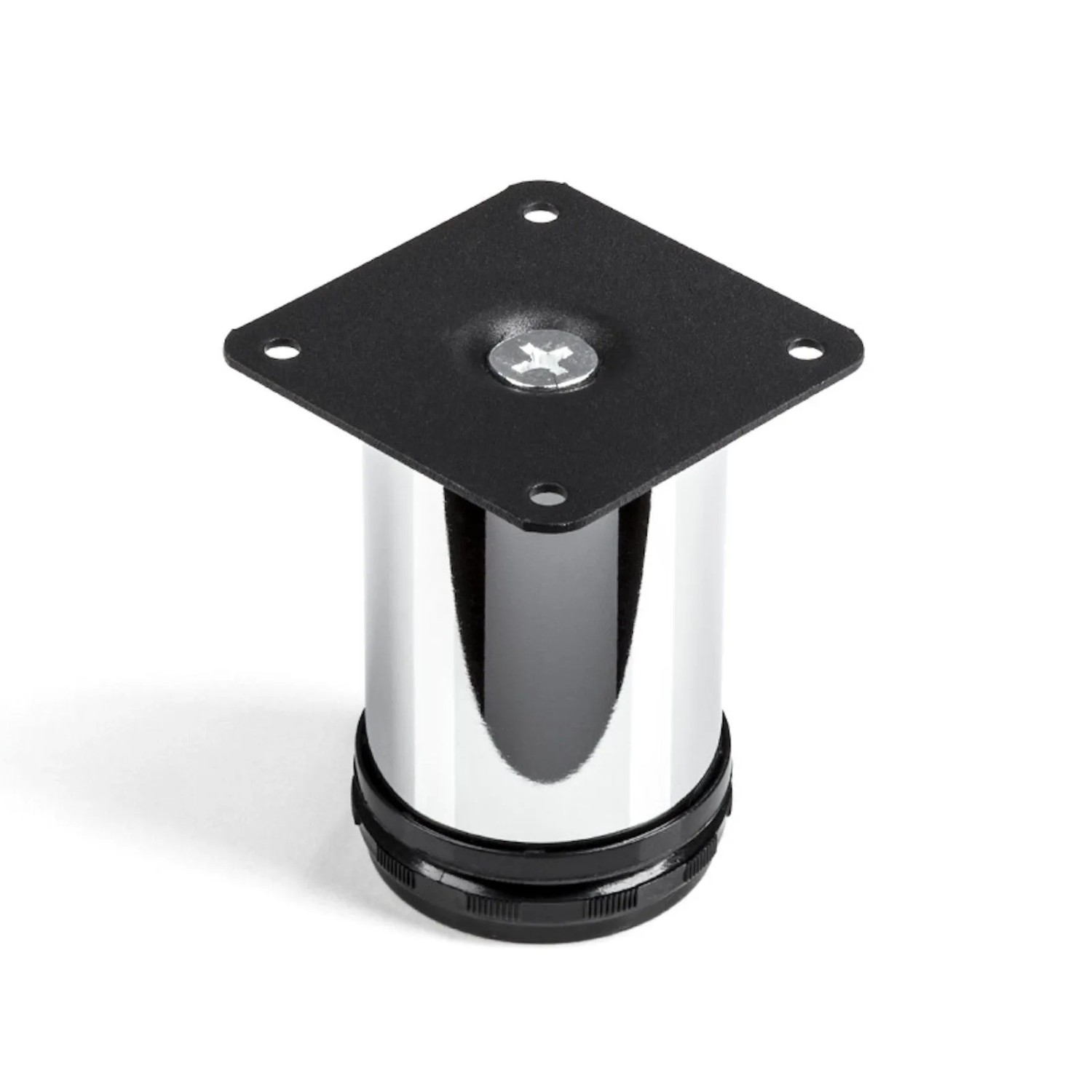 SOTECH 4er Set Möbelfuß JIMMY Ø50 mm Höhe 80 mm Chrom Poliert