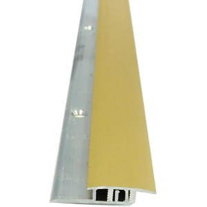 Übergangsprofil Expert aus Messing, 10x24x900 mm, für Laminat und Parkett.