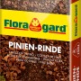 Sack Floragard Pinienrinde, feine Körnung 7-15 mm, 60 Liter. Natürlicher Bodenbelag zur Beetabdeckung.