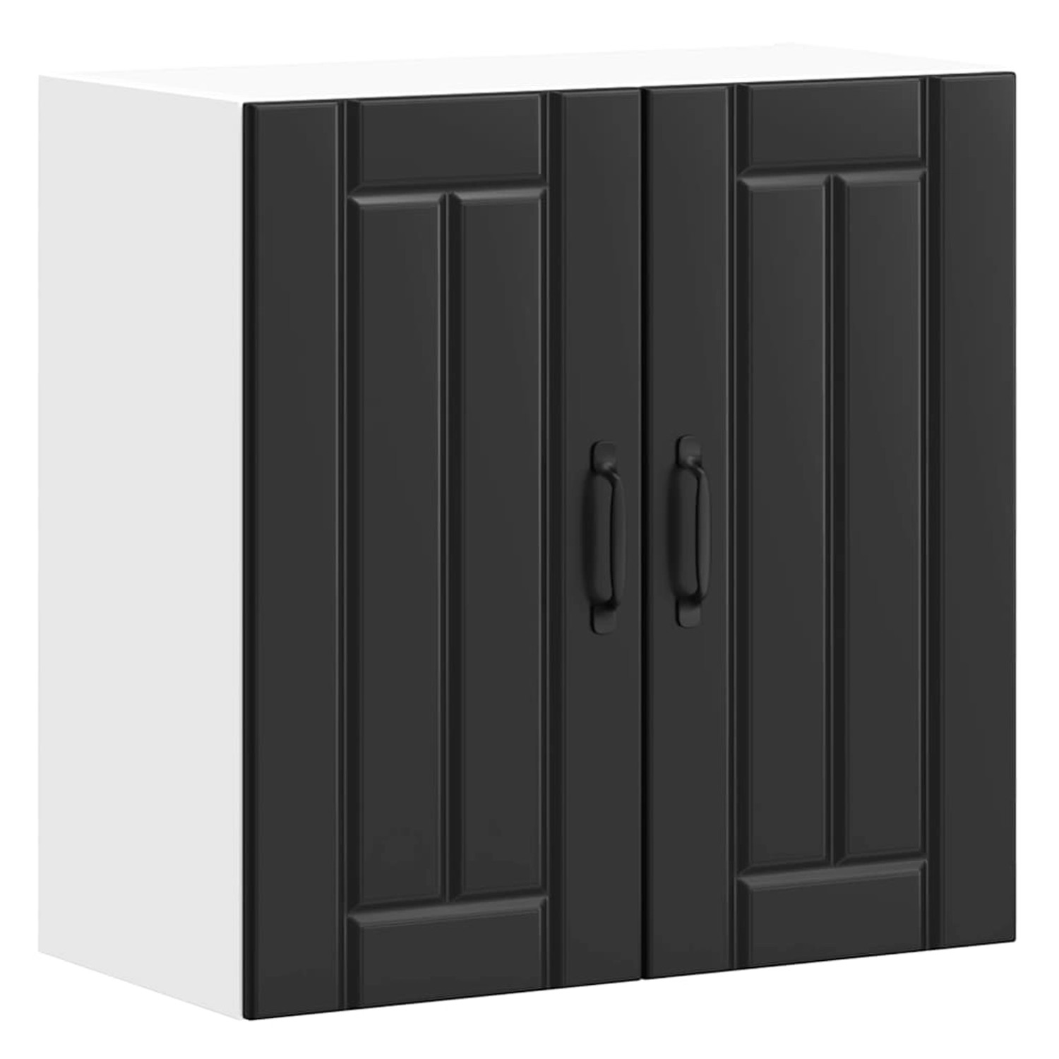 vidaXL Küchen-Hängeschrank Lucca Schwarz Holzwerkstoff 853818 günstig online kaufen