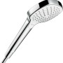 Hansgrohe Croma Select E Vario Handbrause, 3 Strahlarten, weiß-chrom.