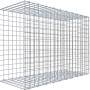 Gabiona Anbaukorb Typ 2, 70x100x40cm, Maschenweite 5x5cm, aus galvanbeschichtetem Drahtgitter.