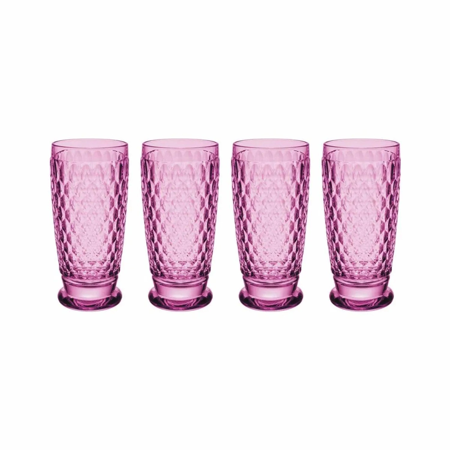 Villeroy & Boch Boston Coloured Longdrinkglas 300 ml 4er Set Berry